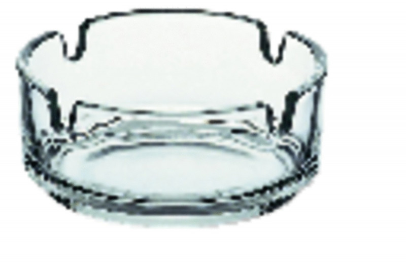 Cendrier rond transparent verre Ø 8,5 cm 3,6 cm Arcoroc