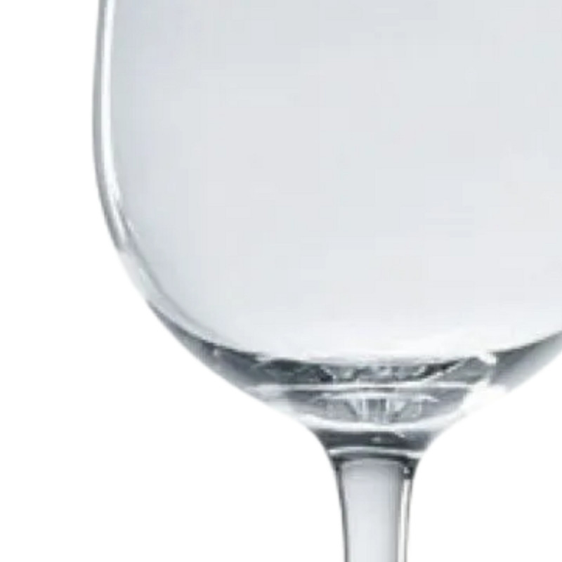Verre à pied jaugé verre cristallin 21,5 cl Doc Luigi Bormioli