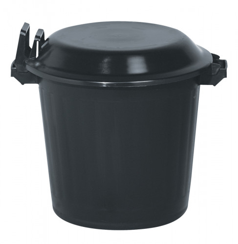 Couvercle de poubelle plastique noir