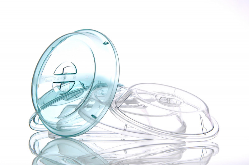 Couvre assiette rond transparent copolyester Ø 25,4 cm Enova
