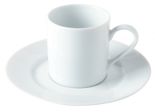 Sous-tasse à thé rond blanc porcelaine Ø 14 cm Roma