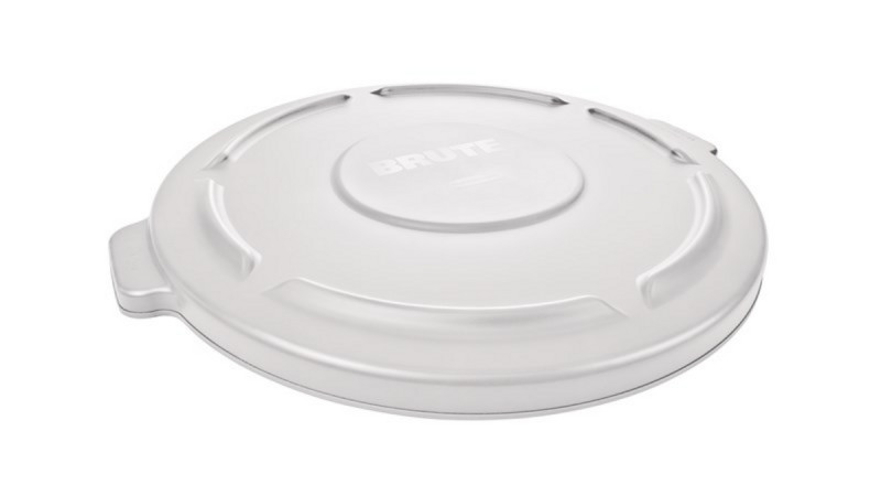 Couvercle plastique blanc Ø 50,5 cm 3,2 cm Sans couvercle Brute Rubbermaid