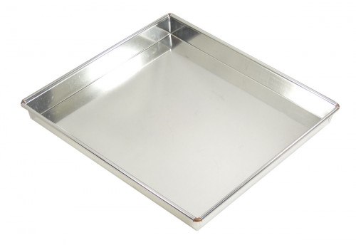 Caisse à génoise fer blanc Sans revêtement 40x30x3,5 cm Gobel