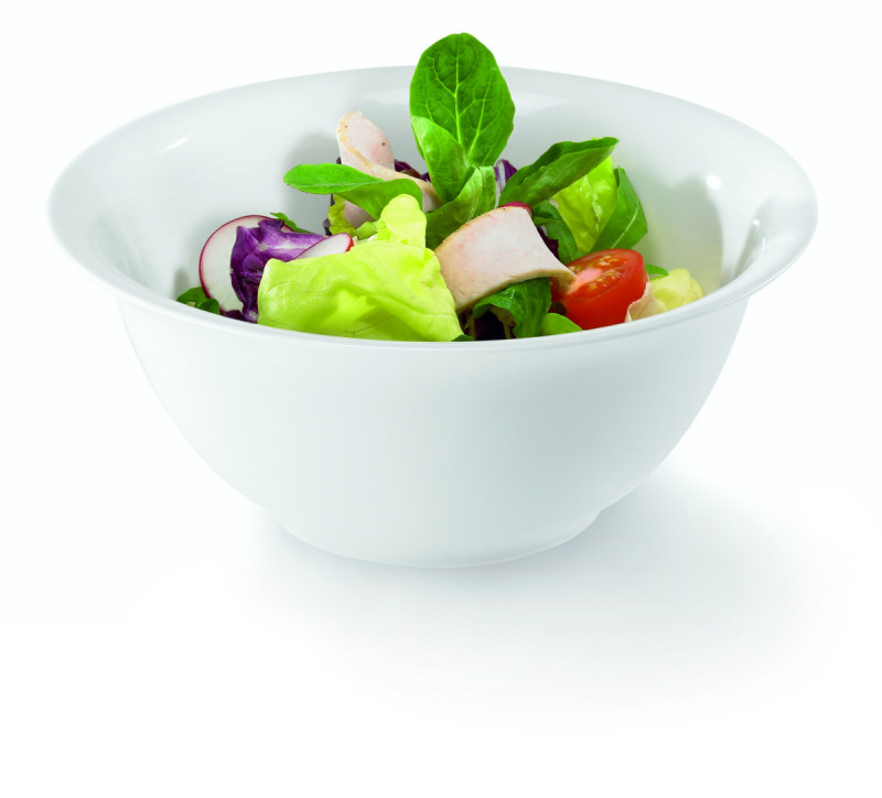 Bol à salade rond ivoire porcelaine vitrifiée Banquet Rak