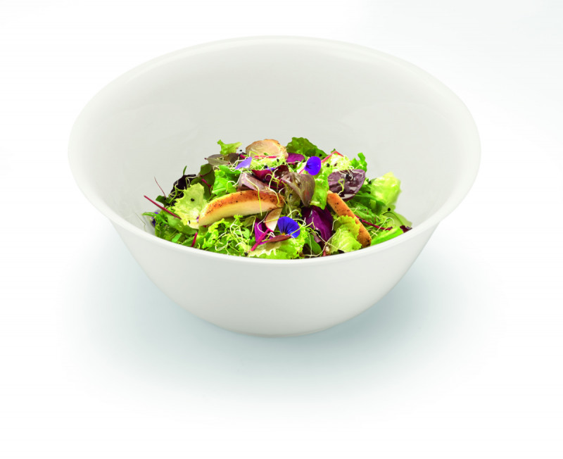 Bol à salade rond ivoire porcelaine vitrifiée Banquet Rak