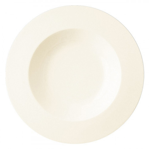 Assiette creuse rond ivoire porcelaine vitrifiée Ø 22,7 cm Fine Dine Rak