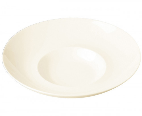 Assiette creuse gourmet rond ivoire porcelaine vitrifiée Ø 29 cm Fine Dine Rak