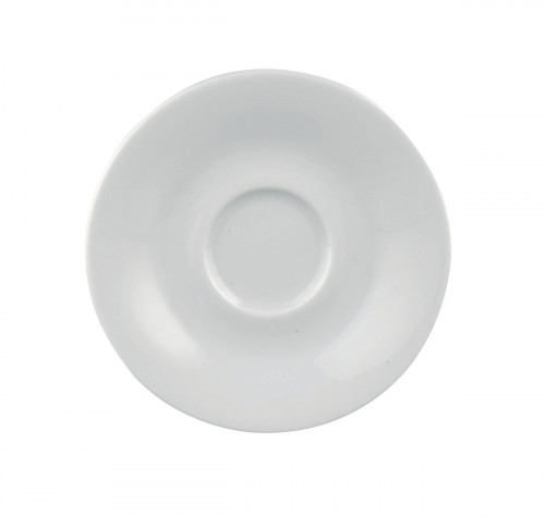 Sous-tasse à thé rond blanc porcelaine Ø 13 cm Paula