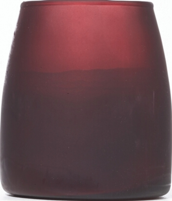 Photophore conique rouge Ø 8,2 cm 9 cm Soft Glow Spaas