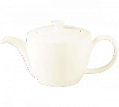 Théière rond ivoire porcelaine vitrifiée 40 cl Ø 11,2 cm Classic Gourmet Rak