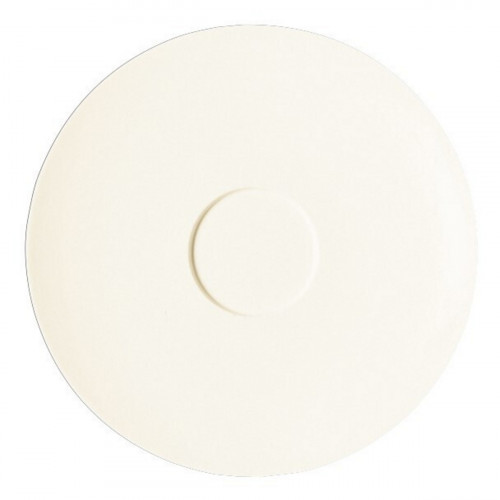 Sous-tasse à expresso rond crème porcelaine vitrifiée Ø 12,5 cm Classic Gourmet Rak