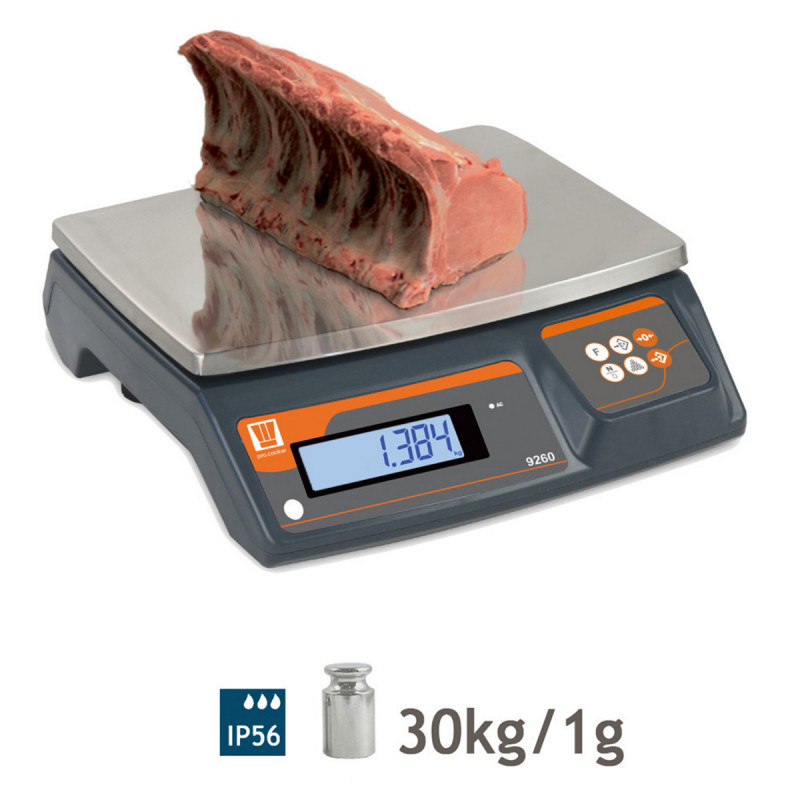 Balance de laboratoire 30 kg 1 °C 230v Pro.cooker