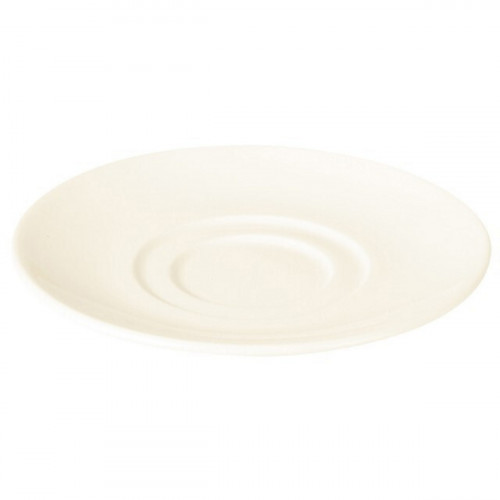 Sous-tasse mixte rond ivoire porcelaine vitrifiée Ø 15,5 cm Classic Gourmet Rak