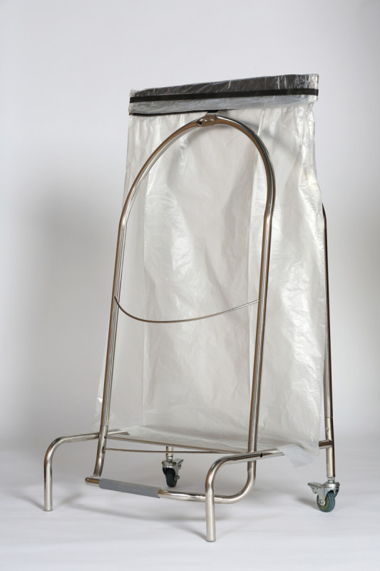 Porte sac inox 110 L Probbax
