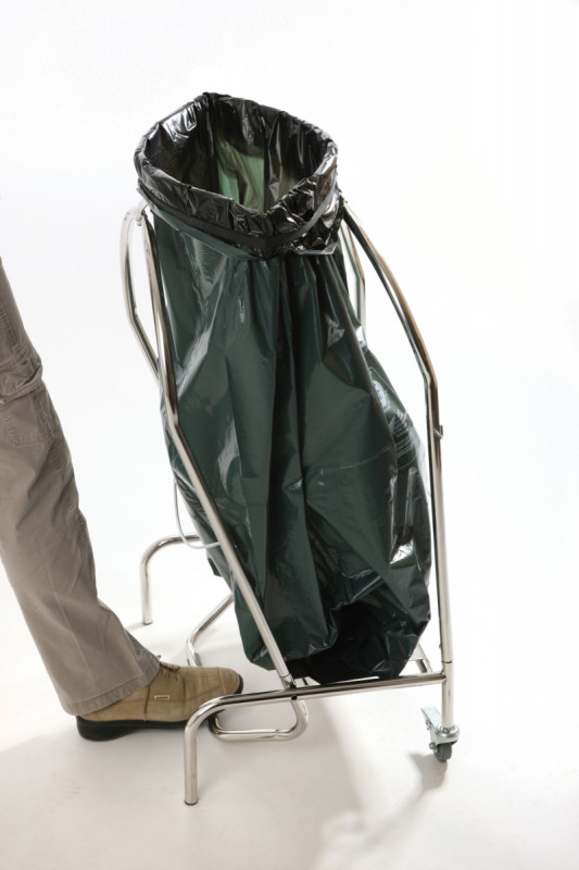 Porte sac inox 110 L Probbax