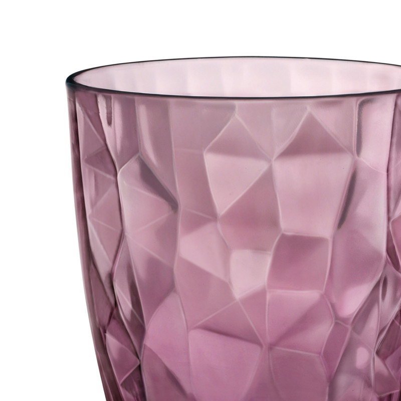 Gobelet violet verre 30,5 cl Diamond Bormioli Rocco