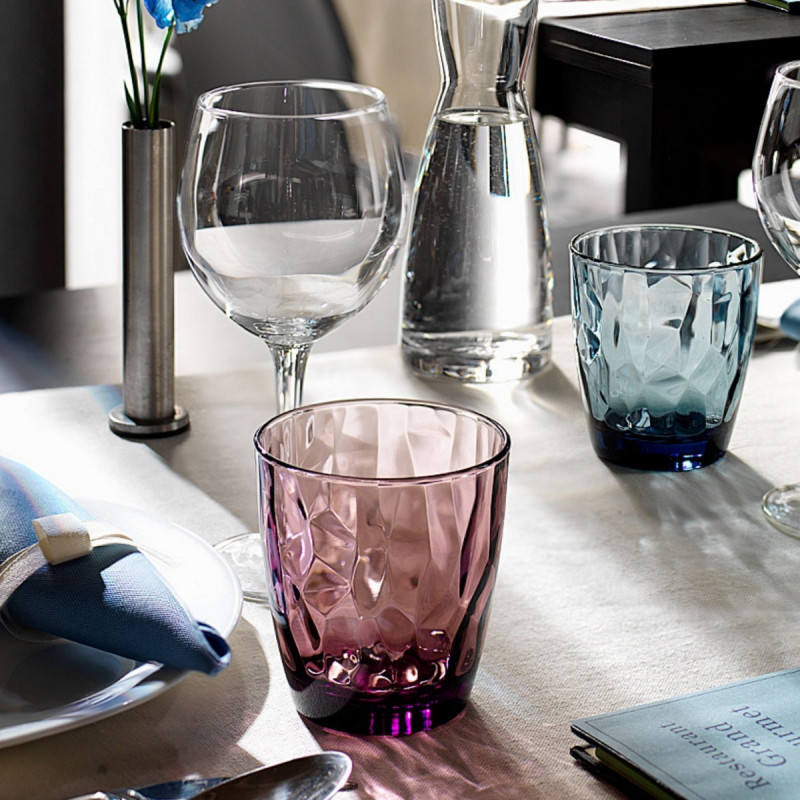 Gobelet violet verre 30,5 cl Diamond Bormioli Rocco