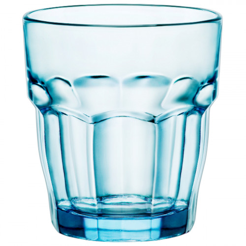 Gobelet forme basse bleu verre trempé 27 cl Rock Bar Bormioli Rocco