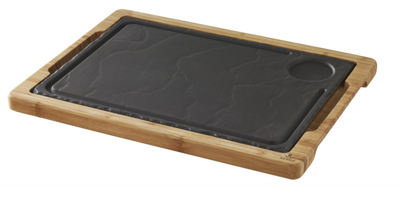 Planche rectangulaire bambou 37,5x28 cm Basalt Revol