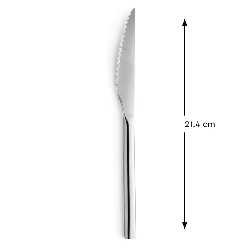 Couteau à steak monobloc cranté 21,4 cm Riviera Pro.mundi