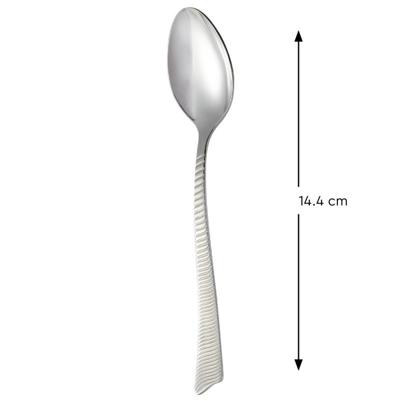 Cuillère à café inox 18/10 14,4 cm Wave Cisele Pro.mundi