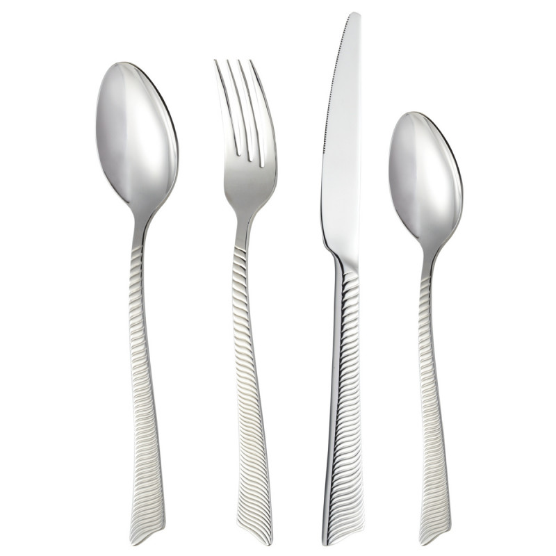 Couteau à steak monobloc cranté 23,5 cm Wave Cisele Pro.mundi