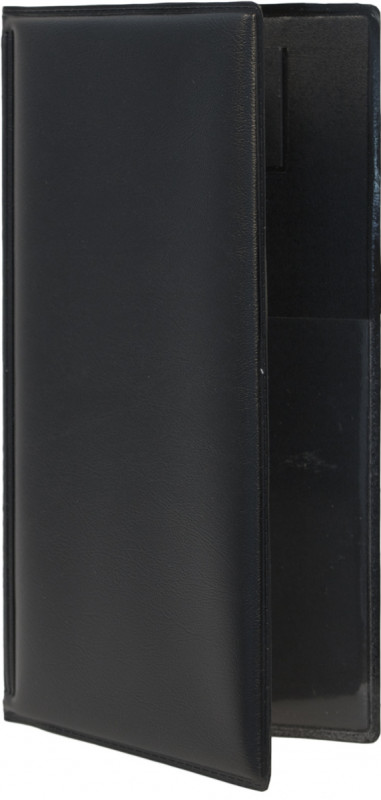 Porte-addition rectangulaire noir 23x13 cm Basic Securit