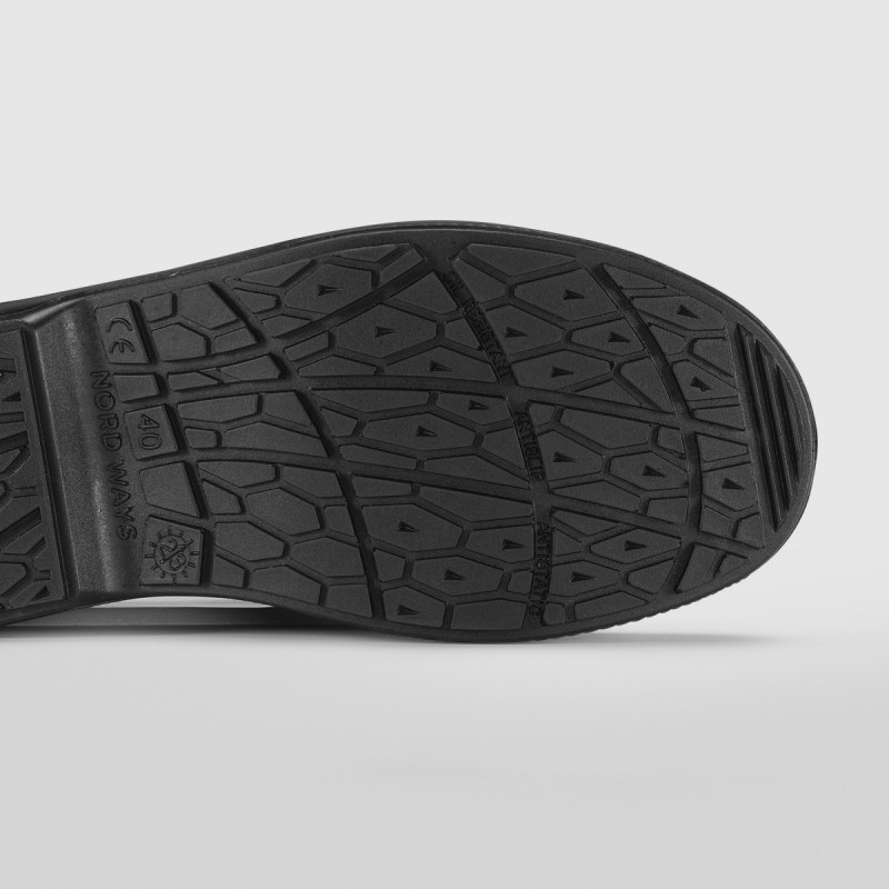 Chaussures mocassin de sécurité mixte noir 39 Tony Nordways
