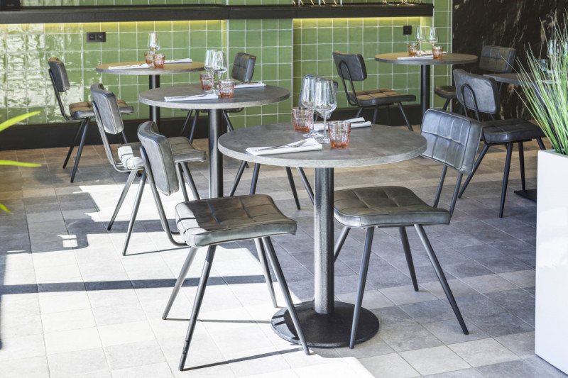 Pied de table noir 40x55x73 cm Rome Flexmob