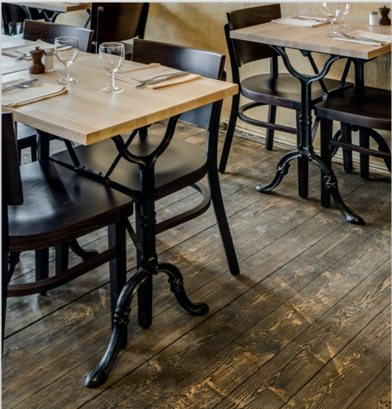 Pied de table noir 38x54x71 cm Retro Flexmob