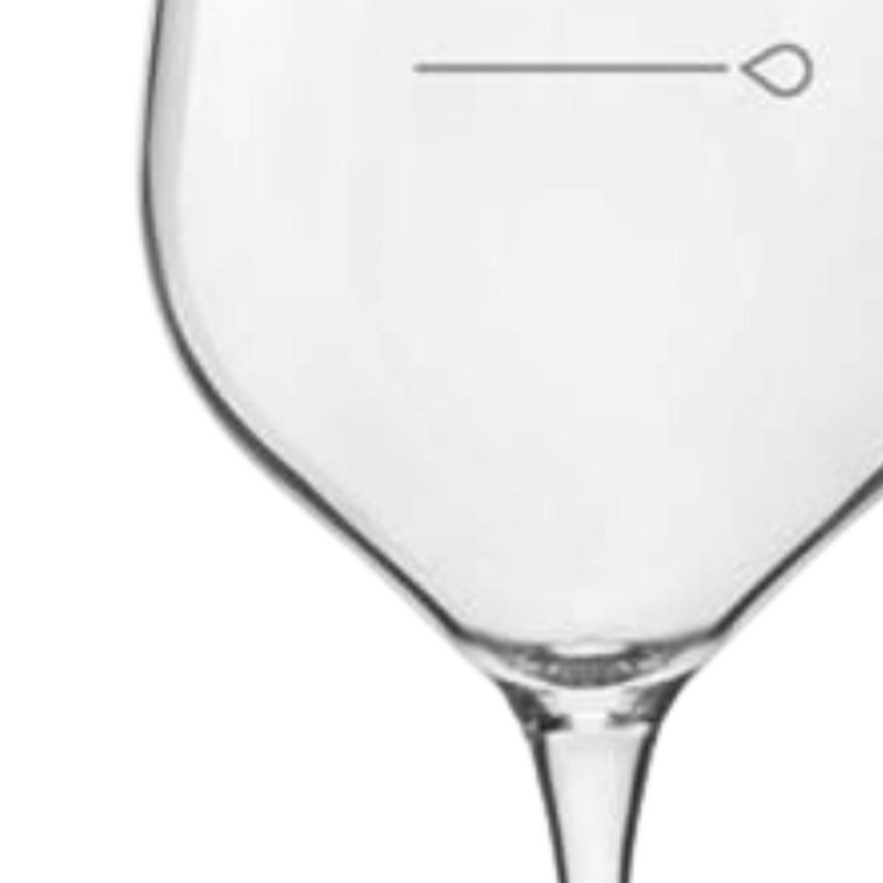 Verre à pied jaugé verre cristallin 43,5 cl Tre Sensi Bormioli Rocco