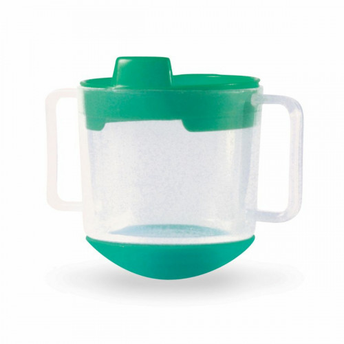 Tasse inversable rond vert polypropylène (pp) 20 cl Vaisselle Enfance Plastorex