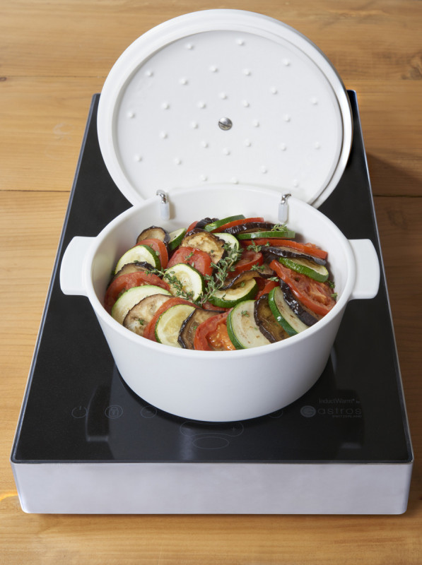 Couvercle pour cocotte porcelaine culinaire noir Ø 13,6 cm 3,1 cm Revolution 2 Revol