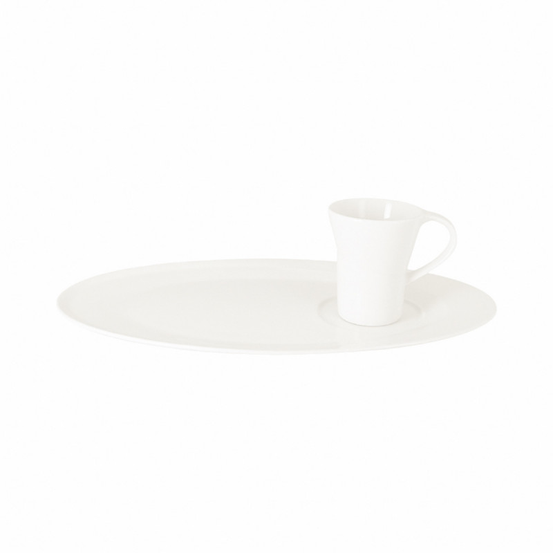 Tasse à expresso rond ivoire porcelaine vitrifiée 9 cl Ø 6 cm Giro Rak
