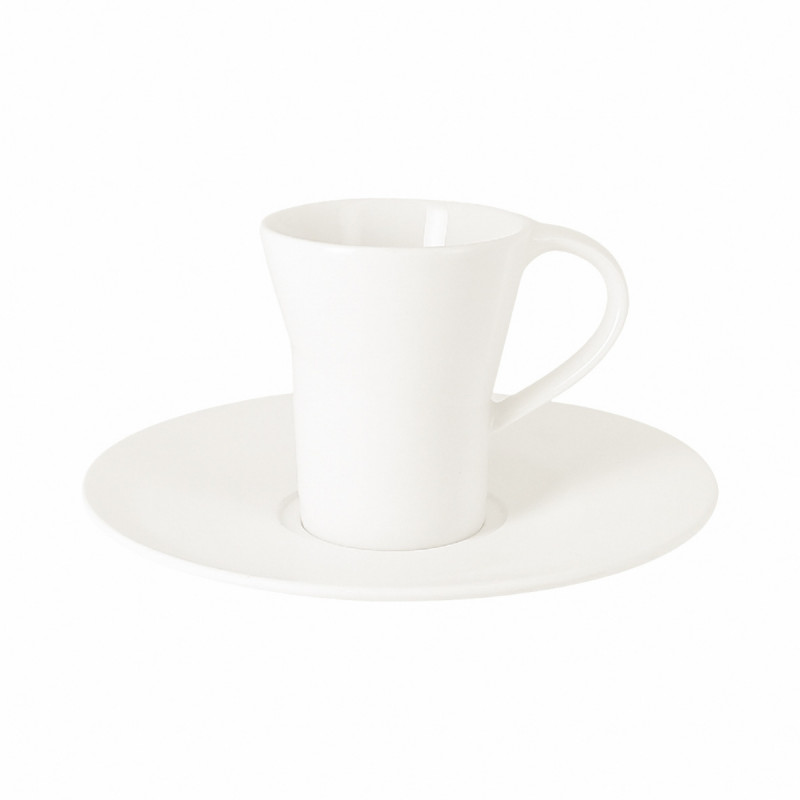 Tasse à expresso rond ivoire porcelaine vitrifiée 9 cl Ø 6 cm Giro Rak