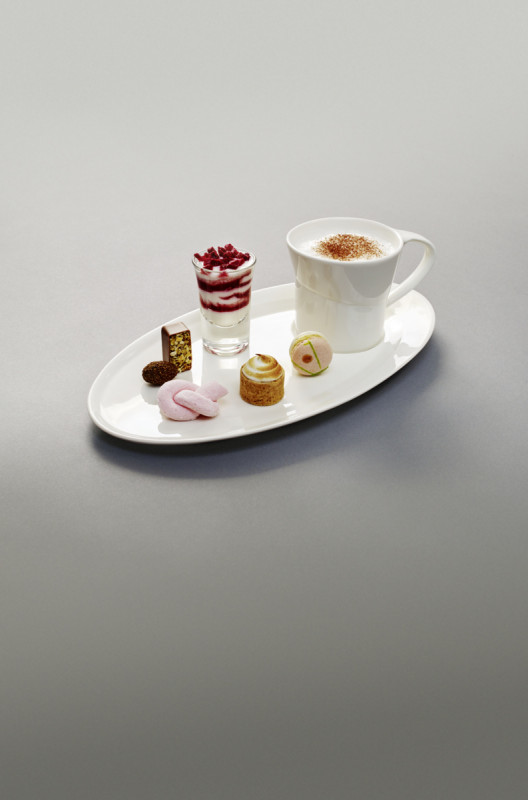 Tasse à expresso rond ivoire porcelaine vitrifiée 9 cl Ø 6 cm Giro Rak