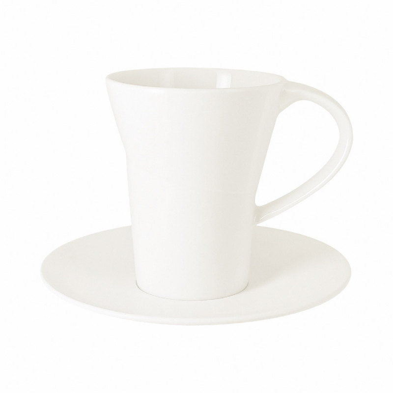 Tasse à thé rond ivoire porcelaine vitrifiée 20 cl Ø 8 cm Giro Rak