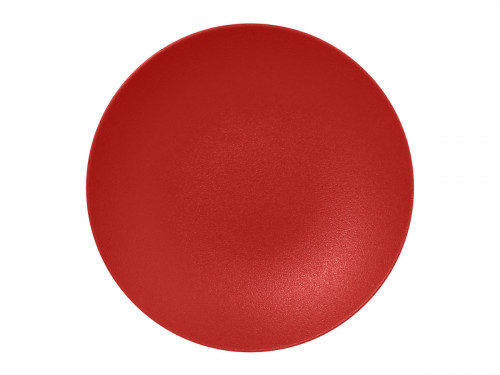 Assiette plate rond rouge Ember porcelaine vitrifiée Ø 20,9 cm Neo Fusion Rak