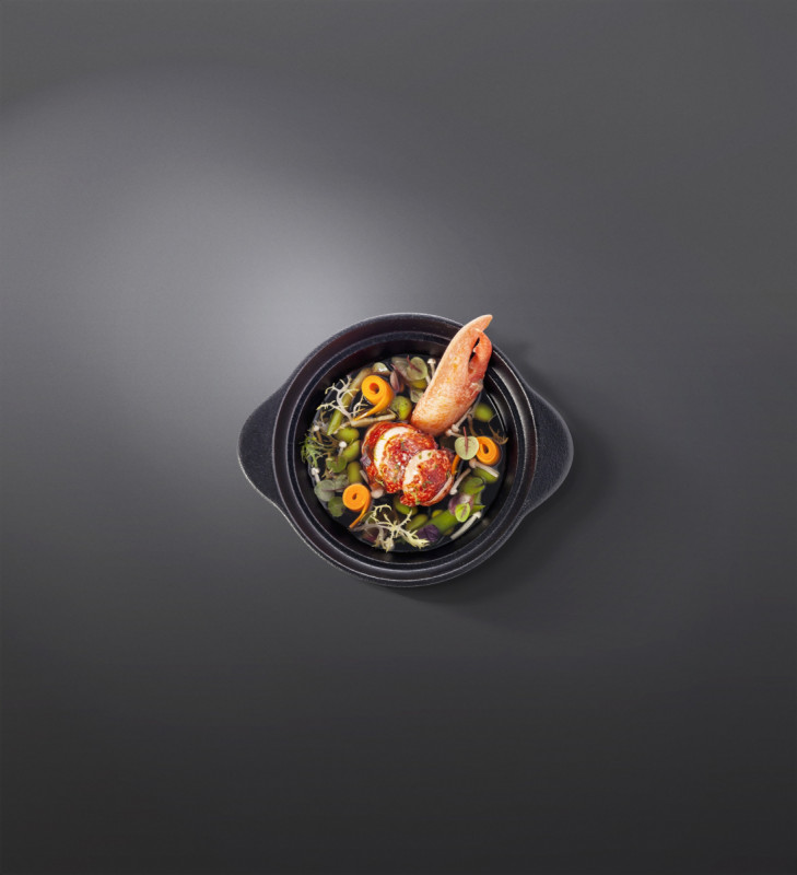 Terrine rectangulaire blanc porcelaine vitrifiée 24x10 cm Chefs Fusion Rak