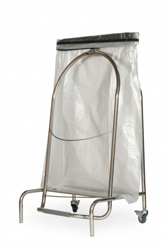 Porte sac à pinces inox 110 L Probbax