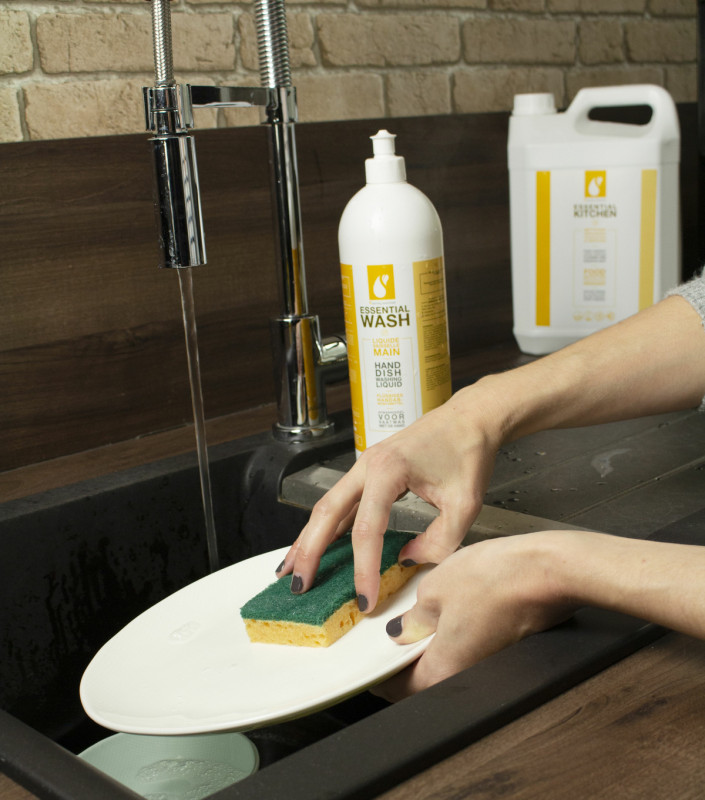 Liquide vaisselle à la main ultra dégraissant 1 L Essential Wash Kleaning Essentials