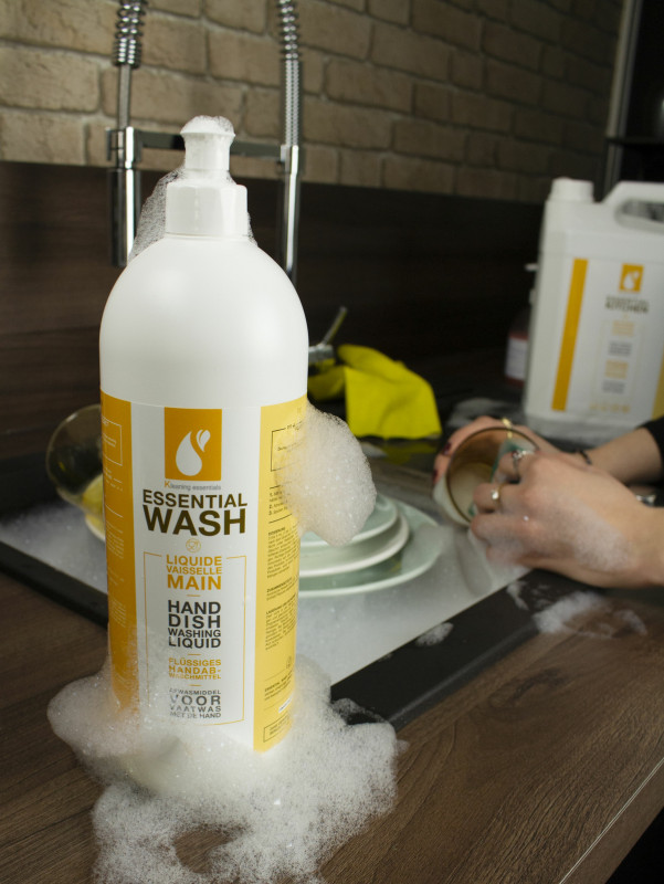 Liquide vaisselle à la main ultra dégraissant 1 L Essential Wash Kleaning Essentials