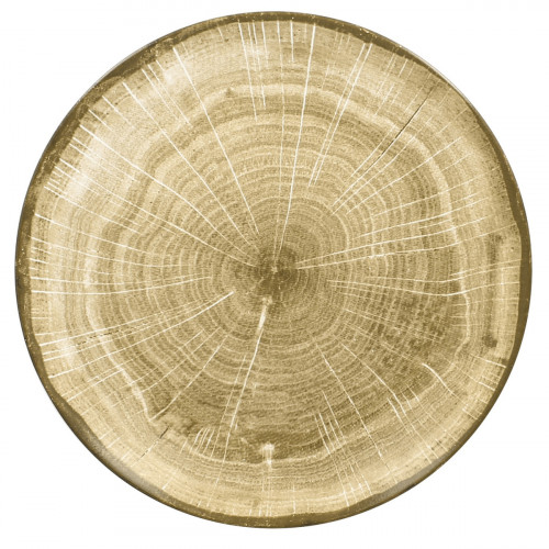 Assiette coupe plate rond moss porcelaine vitrifiée Ø 29,3 cm Woodart Rak