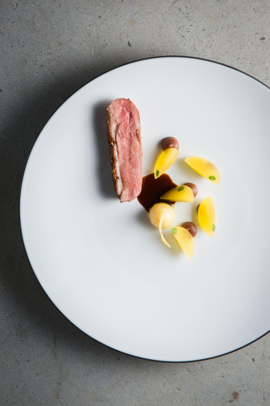 Assiette coupe plate rond blanc porcelaine culinaire Ø 21,5 cm Equinoxe Revol