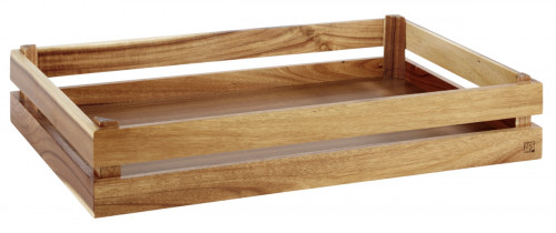 Caisse GN1/1 bois 55,5x35x10,5 cm Superbox Aps