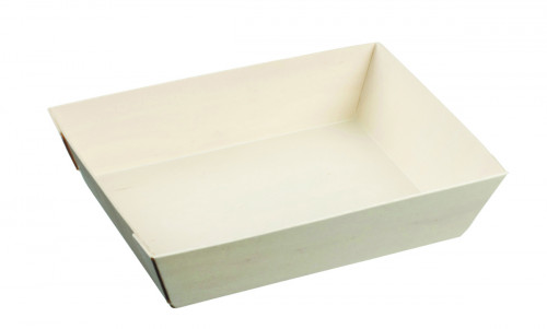 Barquette rectangulaire 18,5x13,5x4 cm 70 cl Solia (50 pièces)