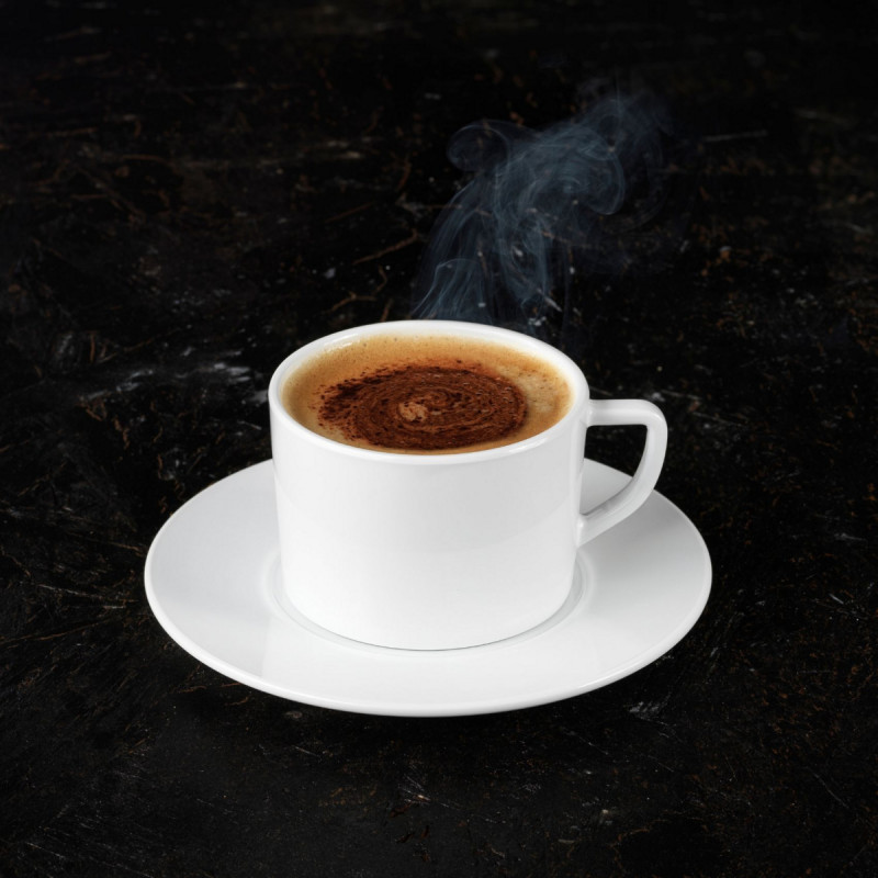 Tasse à thé rond blanc mélamine 23 cl Ø 8 cm Prestige Platex