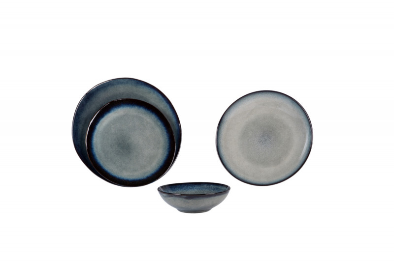 Coupelle rond gris grès émaillé Ø 15 cm Galaxy Pro.mundi