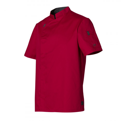 Veste de cuisine rouge T6 Shade Molinel