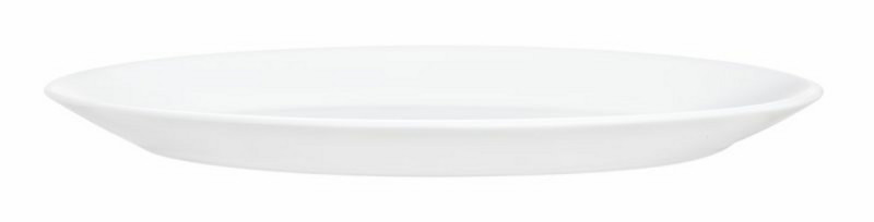 Assiette plate ovale blanc verre opal 29 cm Restaurant Arcoroc